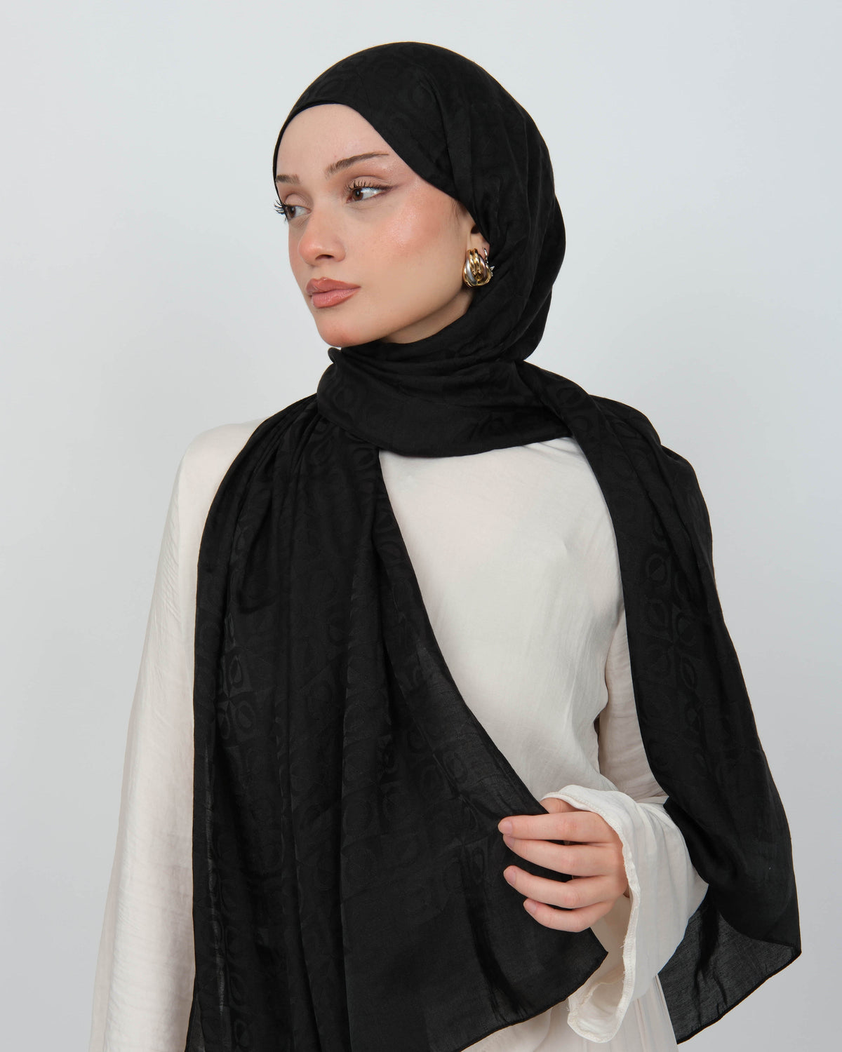Ayrobin Jakar Şal D104 Siyah