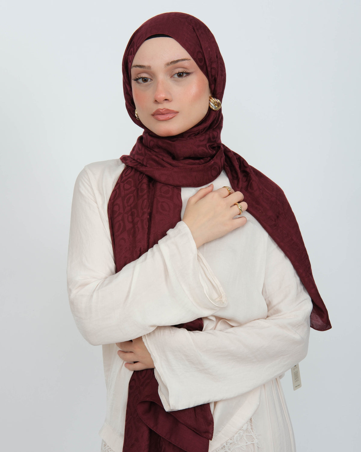Ayrobin Jakar Şal D104 Bordo