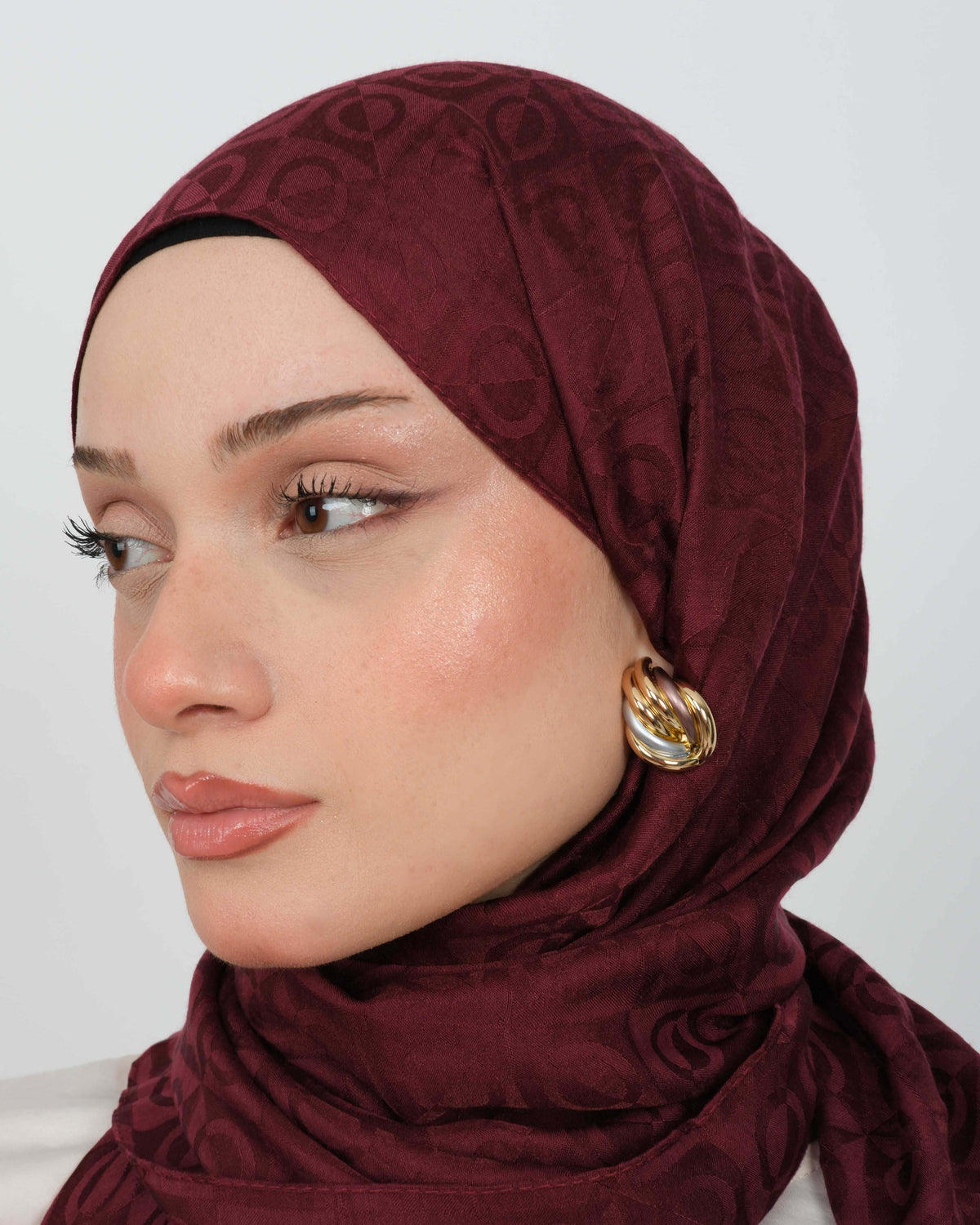 Ayrobin Jakar Şal D104 Bordo