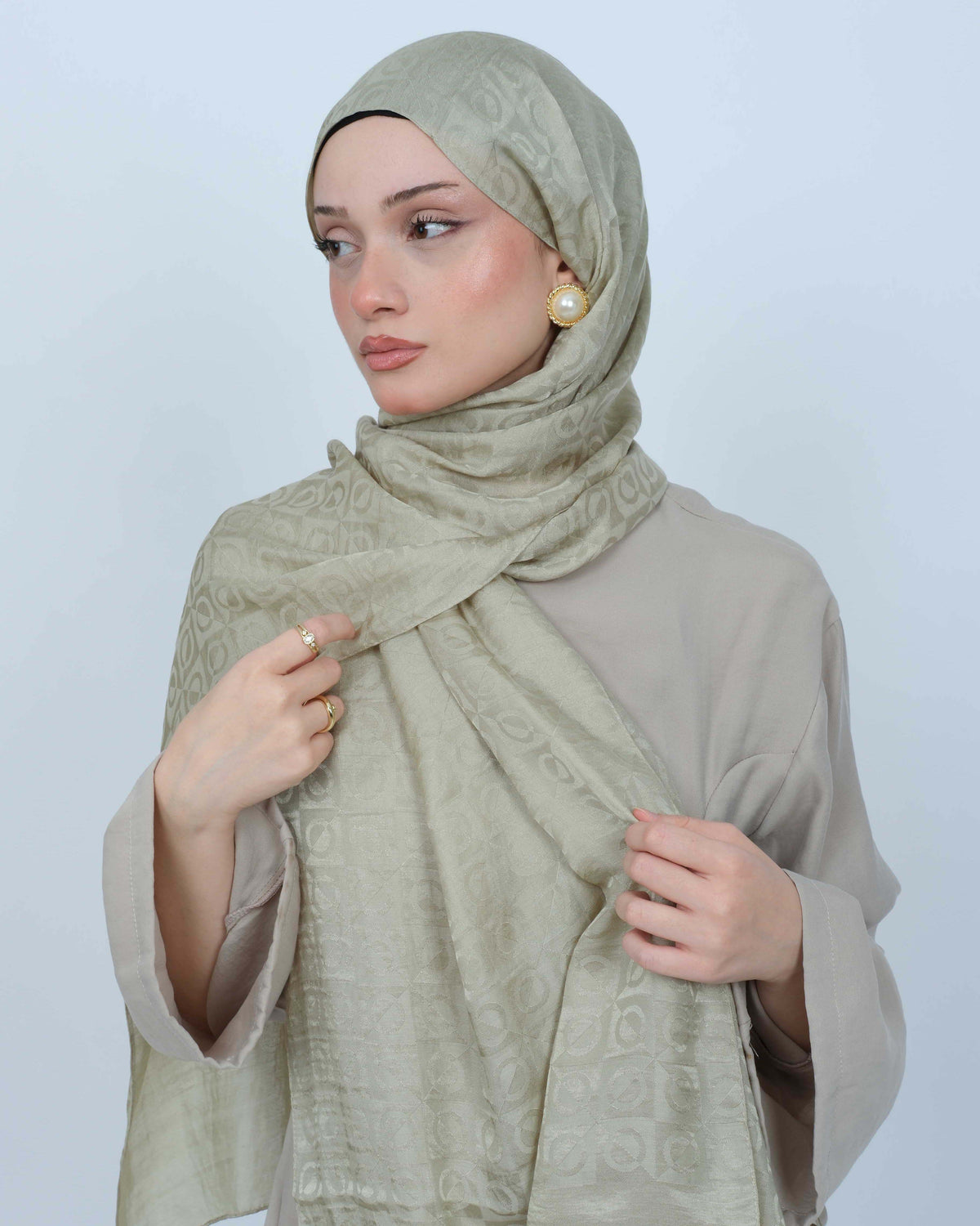 Ayrobin Jakar Şal D104 Mint Yeşili