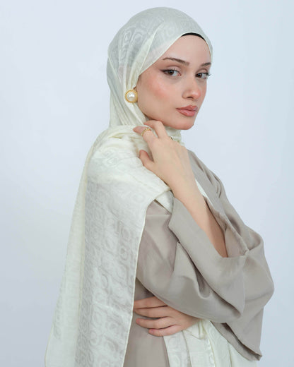 Ayrobin Jakar Şal D104 Ekru