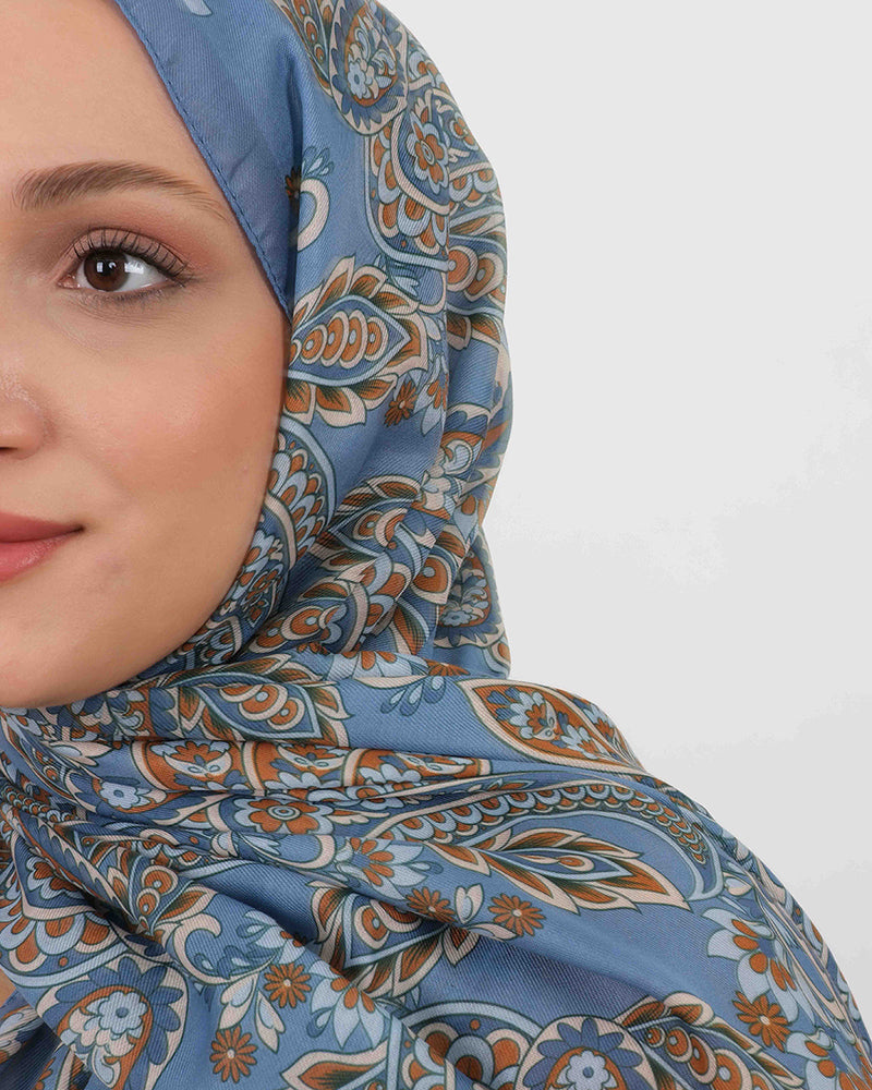 Soft Şal D057 İndigo Mavi