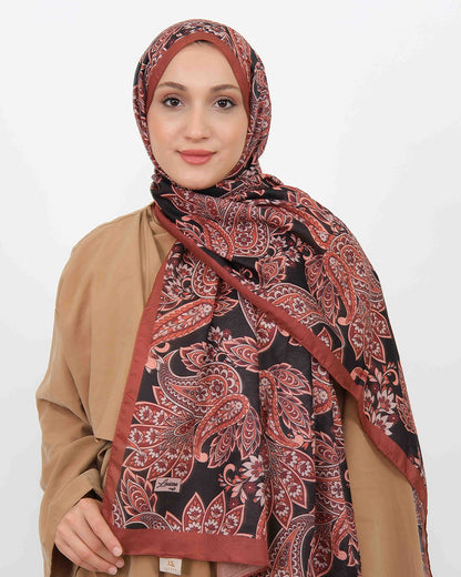 Soft Şal D057 Kiremit