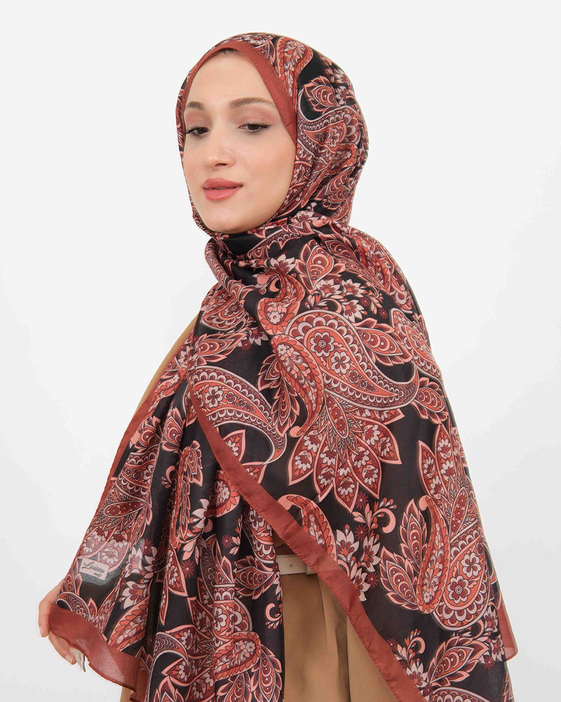 Soft Şal D057 Kiremit