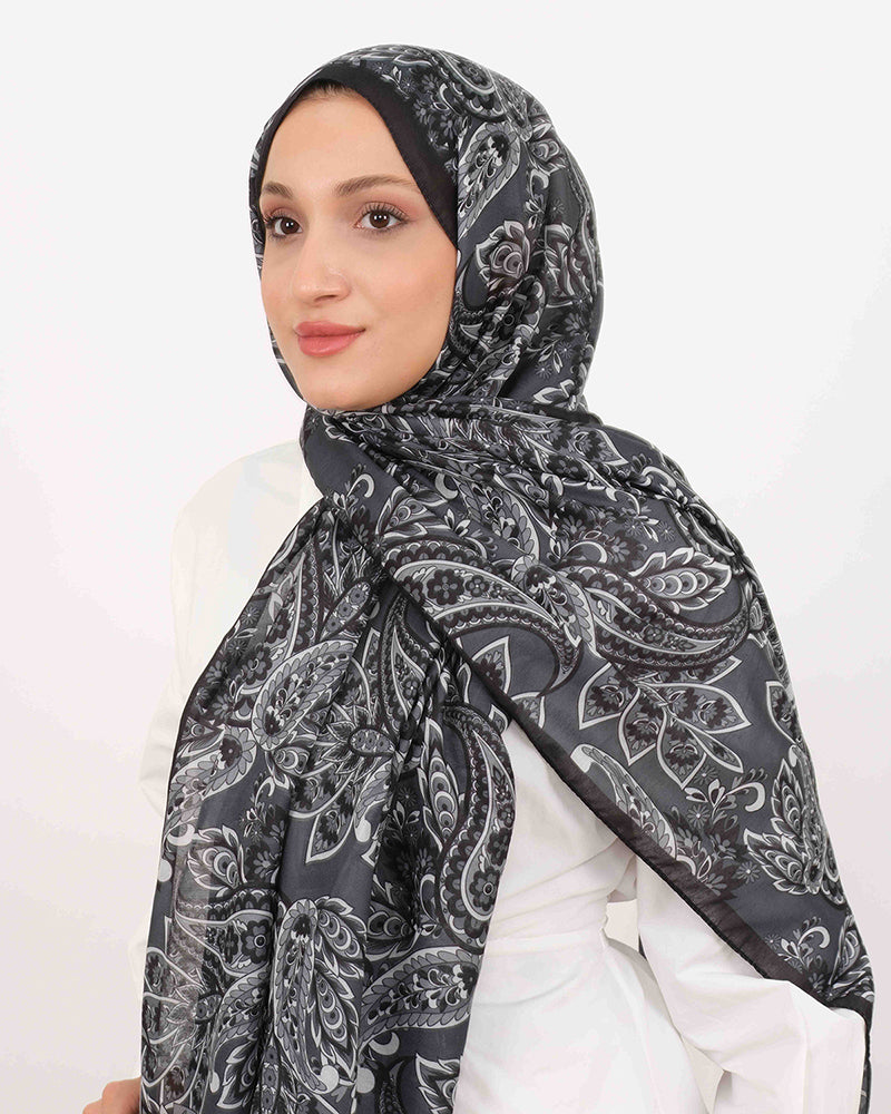 Soft Şal D057 Siyah