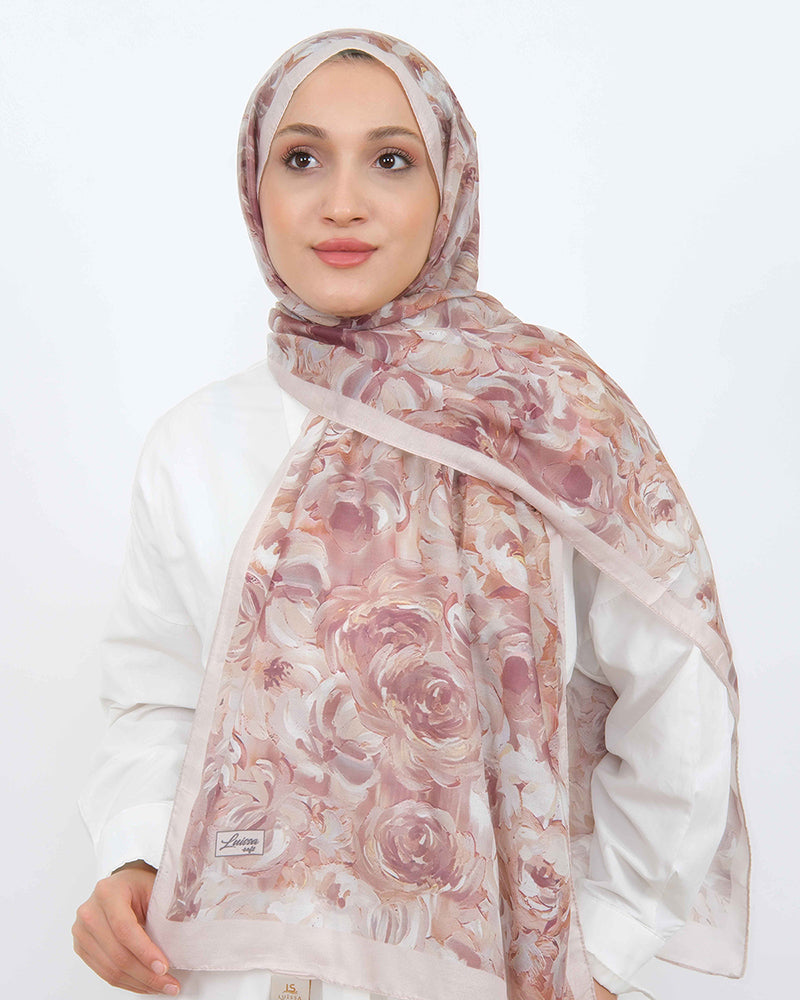Soft Şal D058 Pudra