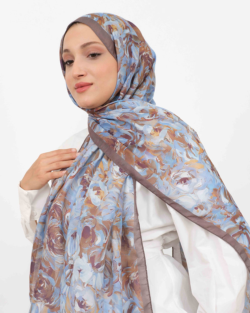 Soft Şal D058 Sütlü Kahve