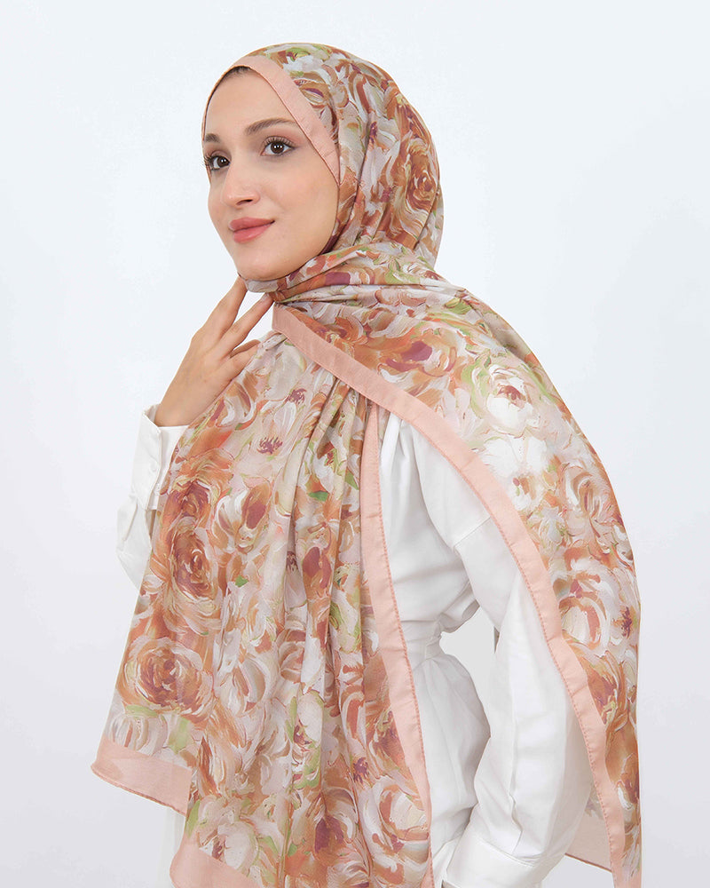Soft Şal D058 Gül Kurusu