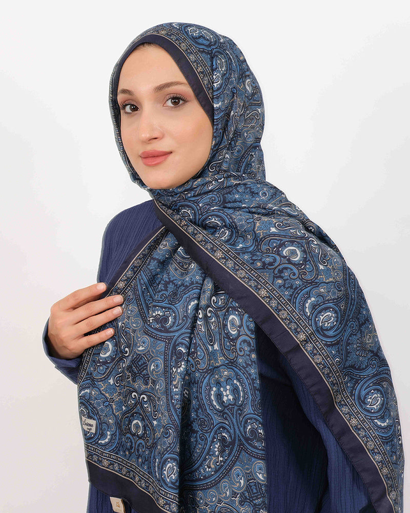 Soft Şal D059 Lacivert