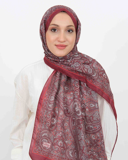 Soft Şal D059 Bordo