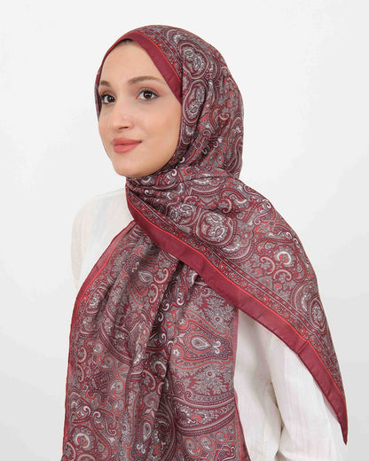 Soft Şal D059 Bordo