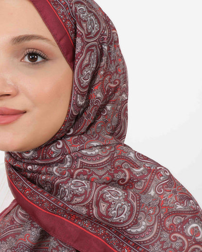 Soft Şal D059 Bordo