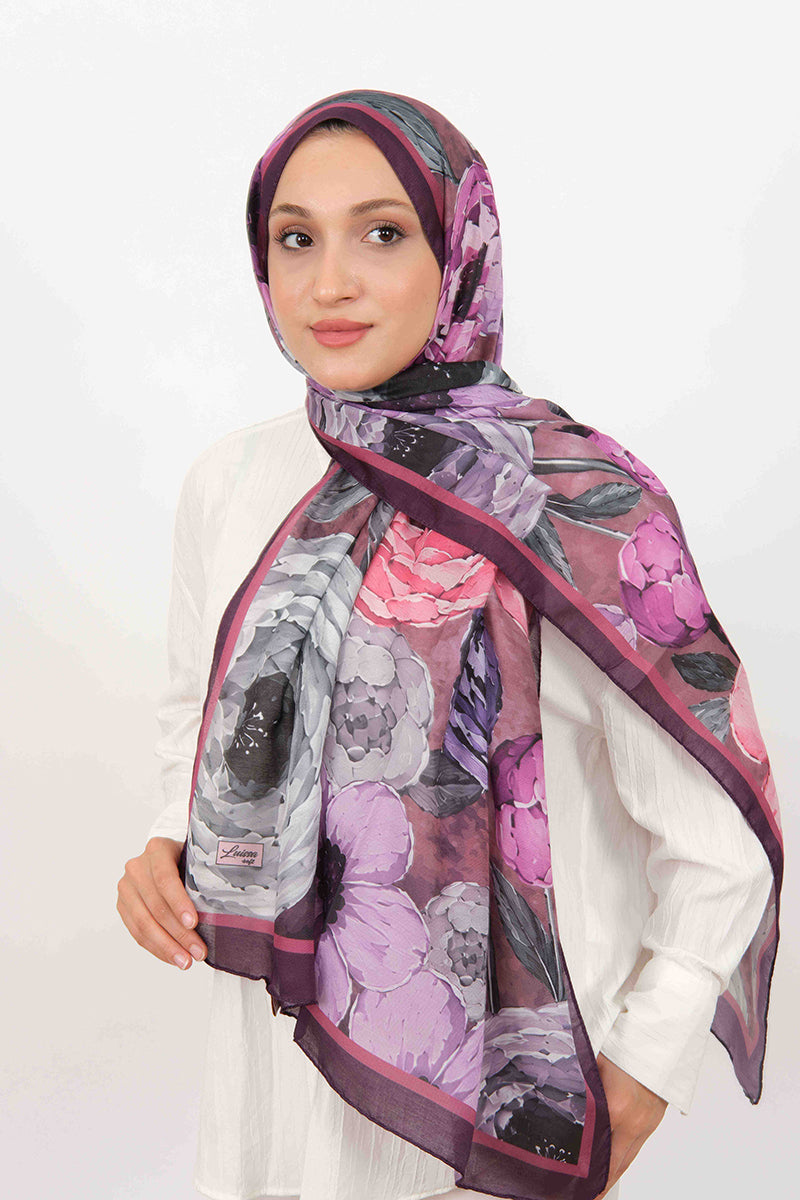 Soft Şal D060 Mor