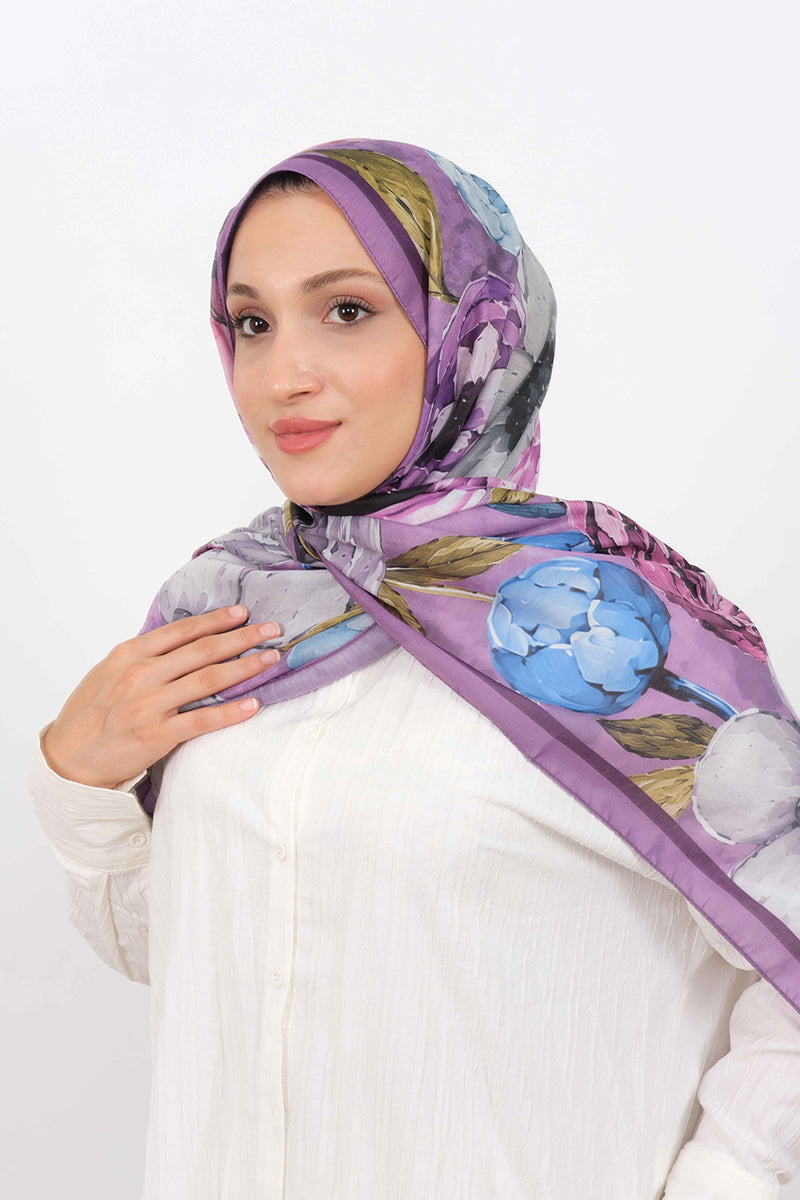 Soft Şal D060 Lila
