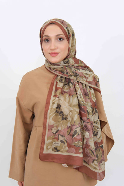 Soft Şal D061 Kiremit