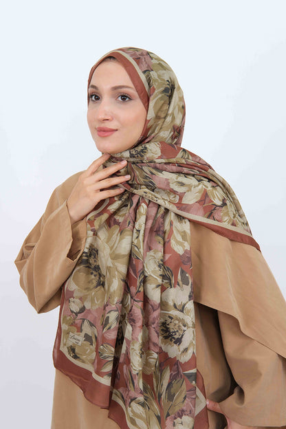 Soft Şal D061 Kiremit