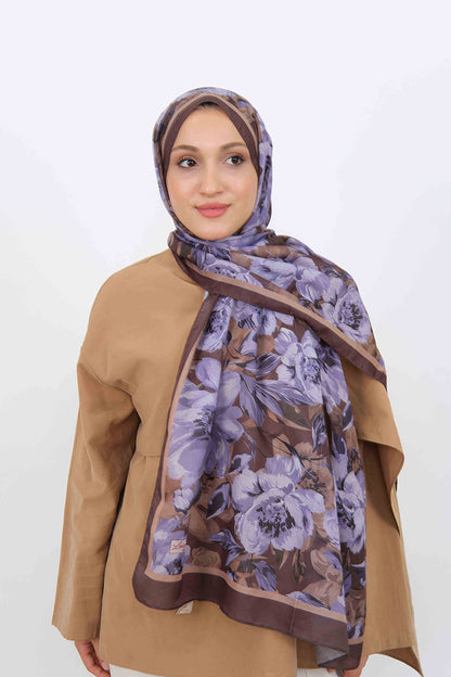 Soft Şal D061 Açık Kahve