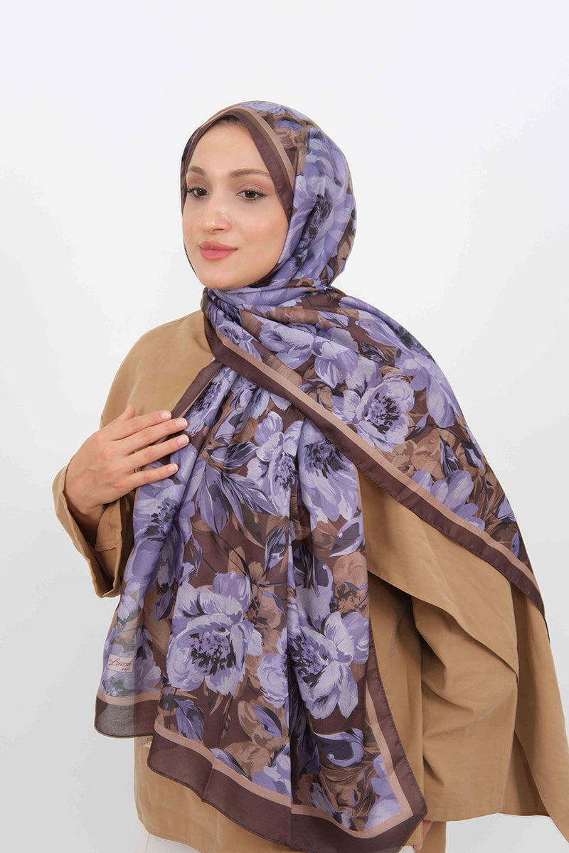 Soft Şal D061 Açık Kahve