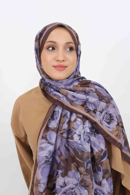 Soft Şal D061 Açık Kahve