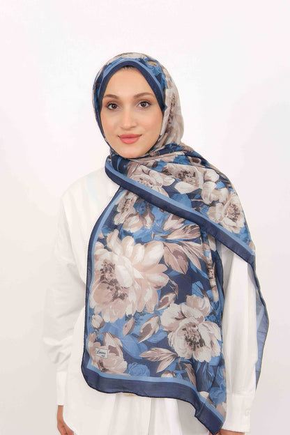 Soft Şal D061 Lacivert