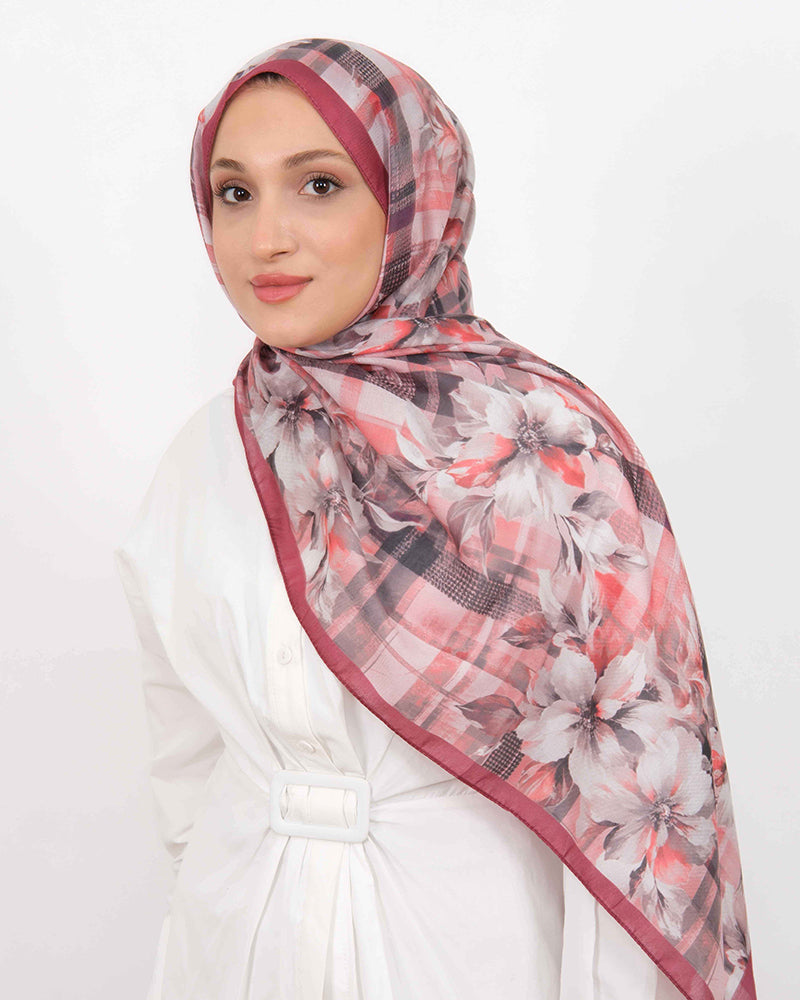 Soft Şal D062 Bordo