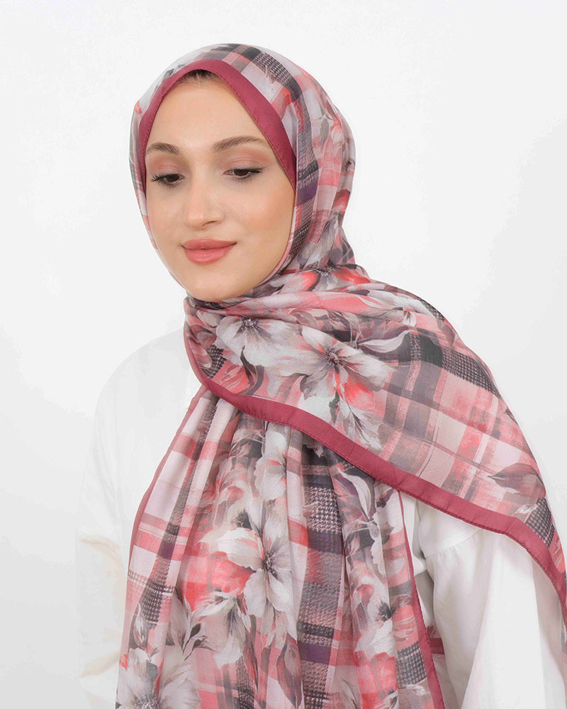 Soft Şal D062 Bordo