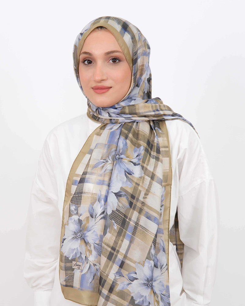 Soft Şal D062 Açık Haki
