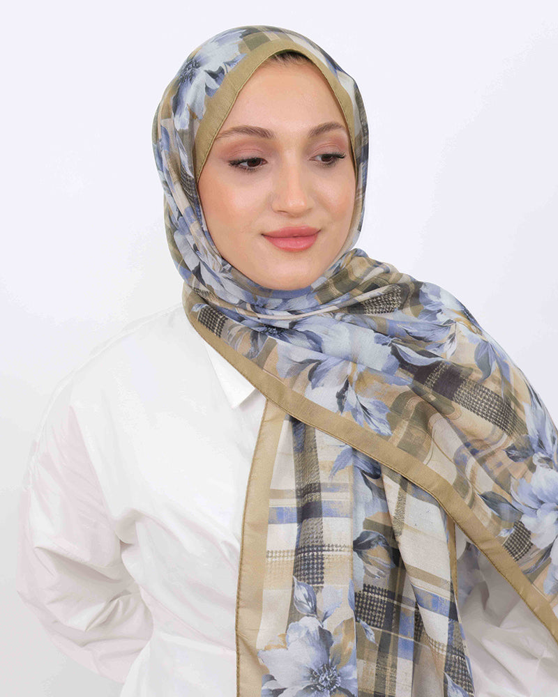 Soft Şal D062 Açık Haki