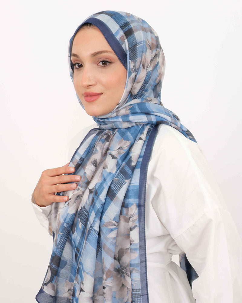 Soft Şal D062 Lacivert