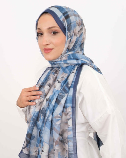 Soft Şal D062 Lacivert