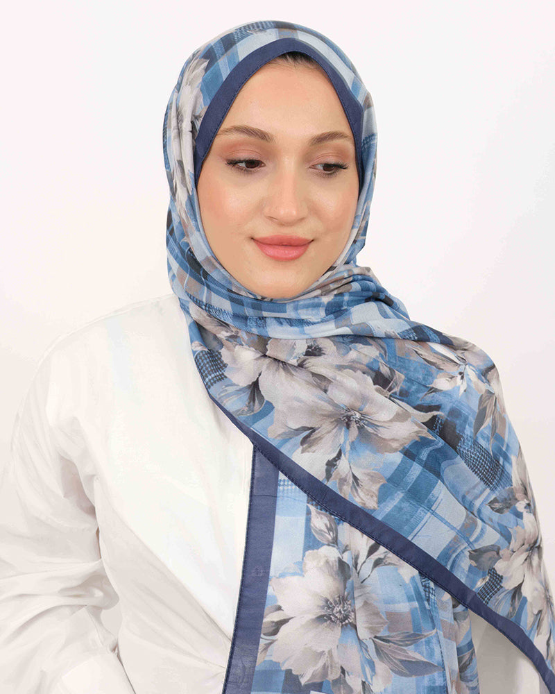 Soft Şal D062 Lacivert