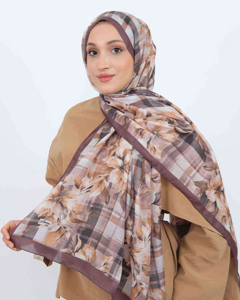 Soft Şal D062 Mürdüm