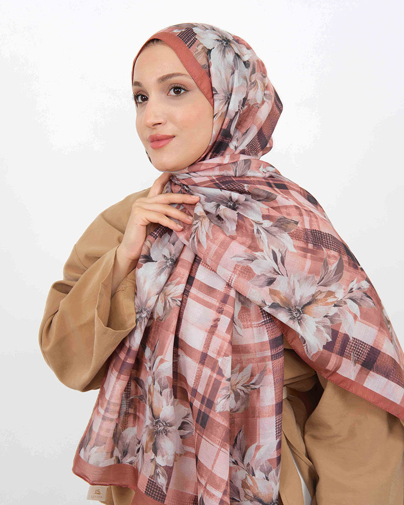 Soft Şal D062 Kiremit
