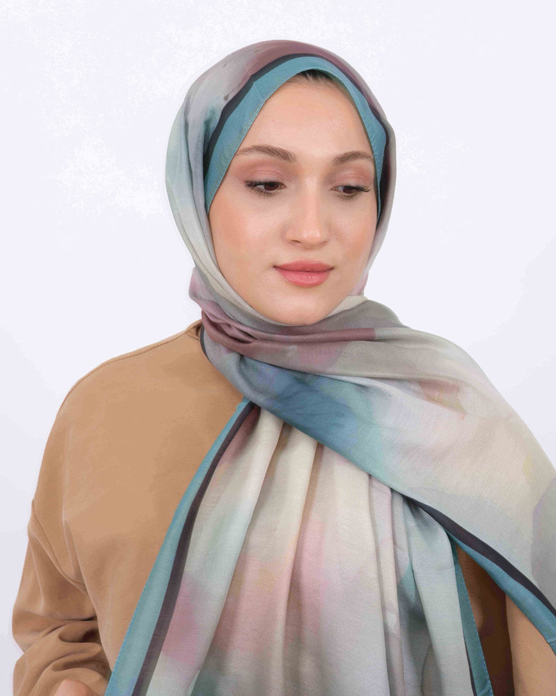 Soft Şal D063 İndigo Mavi