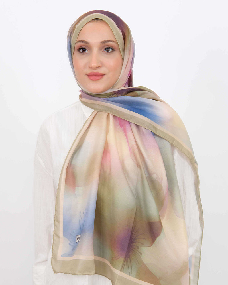 Soft Şal D063 Yağ Yeşili