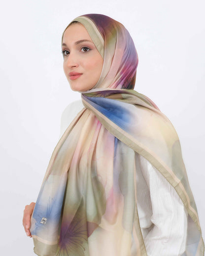 Soft Şal D063 Yağ Yeşili