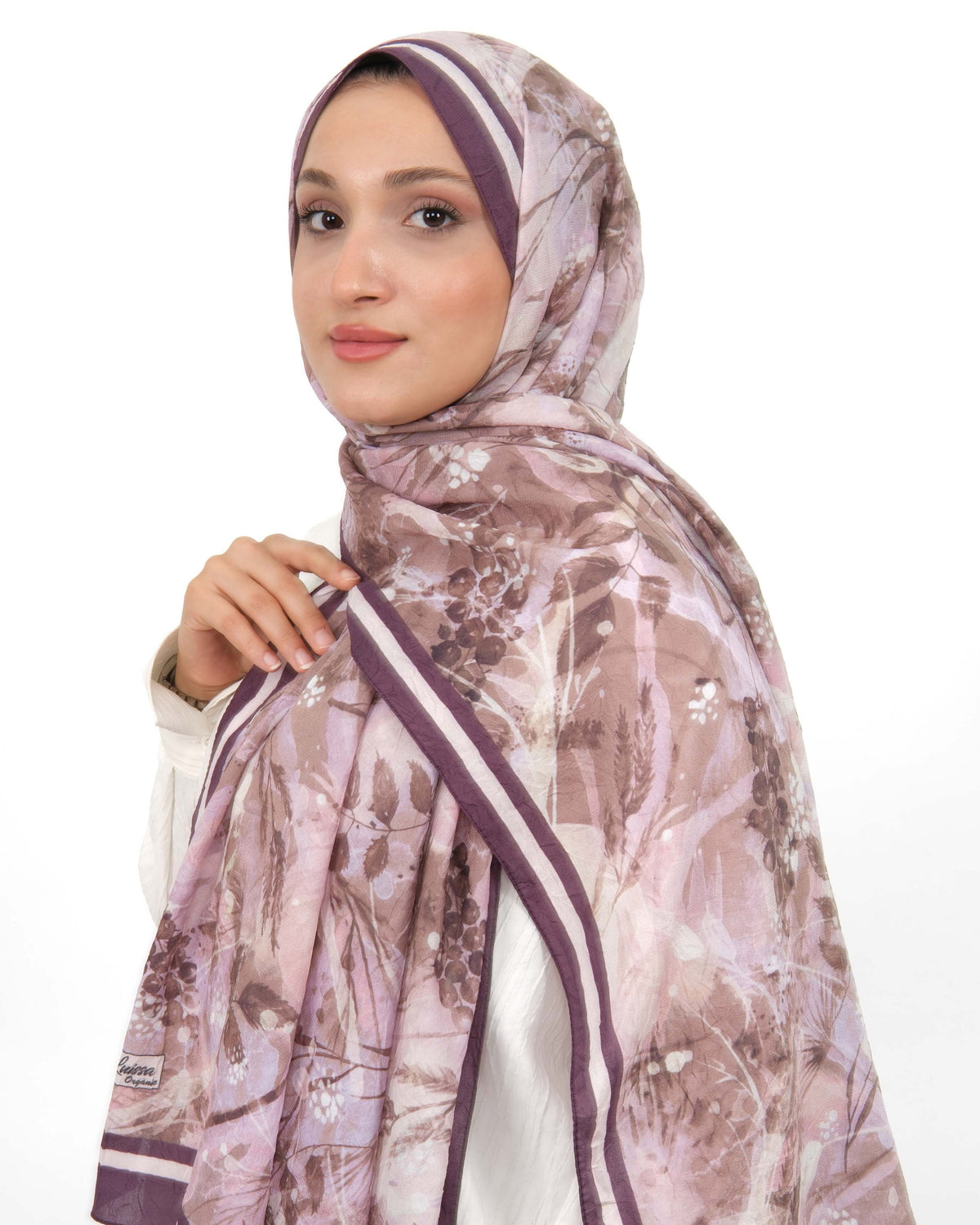 Soft Bambu Kraş Şal D050 Mürdüm