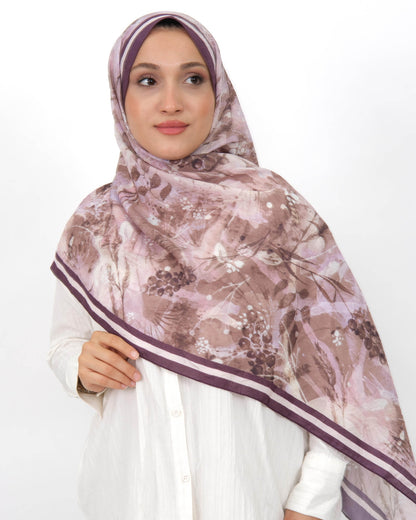 Soft Bambu Kraş Şal D050 Mürdüm