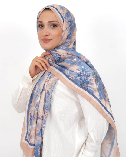 Soft Bambu Kraş Şal D050 Bej