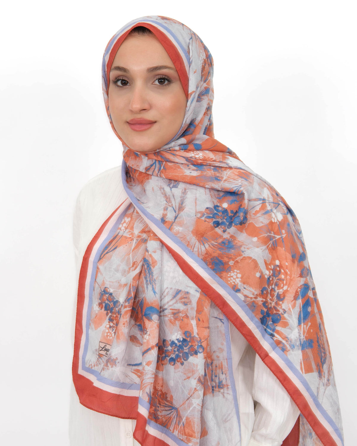 Soft Bambu Kraş Şal D050 Kiremit