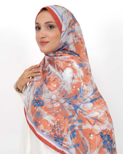 Soft Bambu Kraş Şal D050 Kiremit