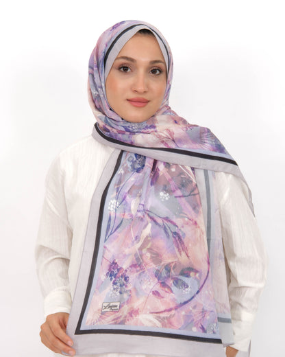 Soft Bambu Kraş Şal D050 Lila