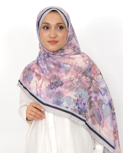 Soft Bambu Kraş Şal D050 Lila