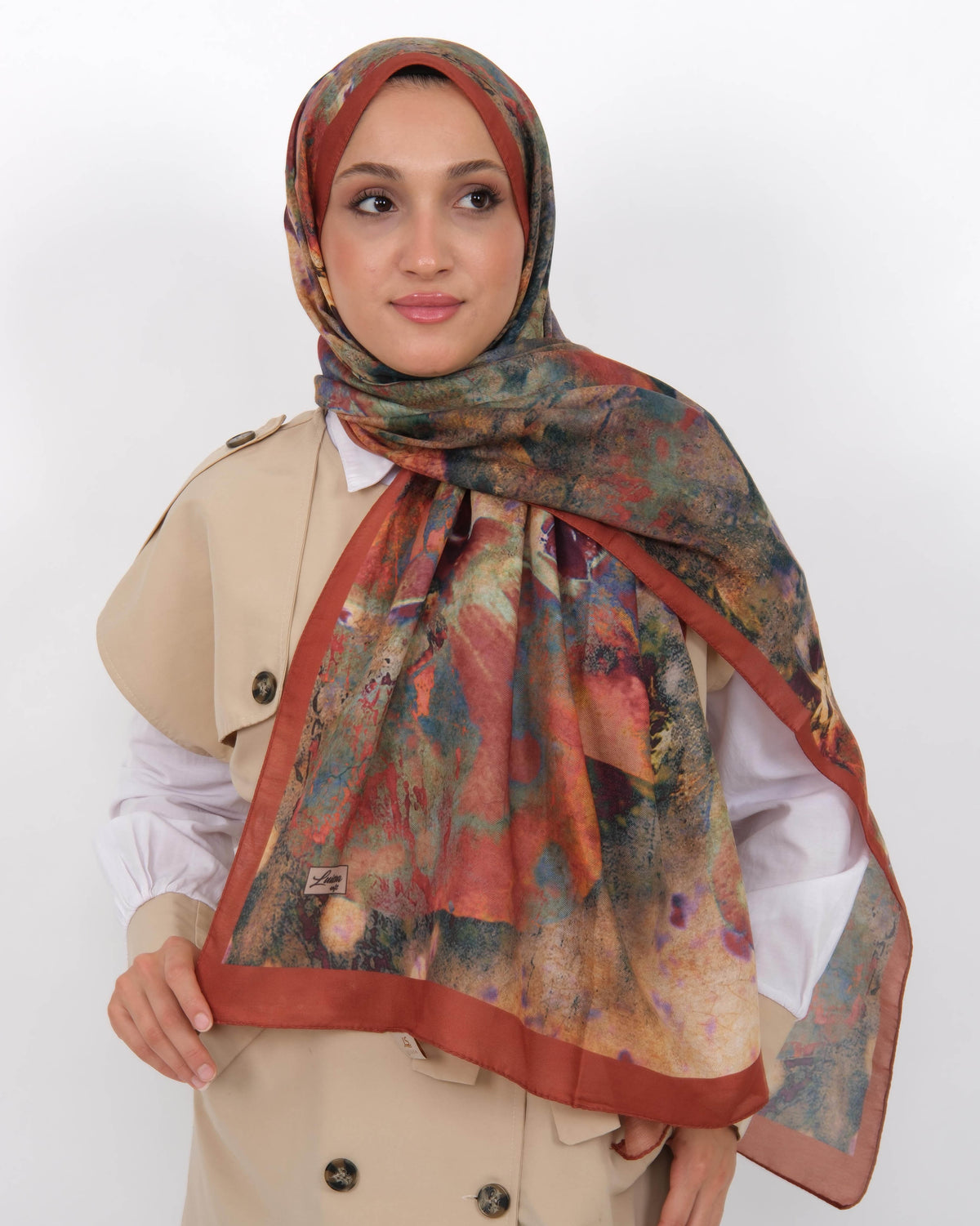 Soft Şal D064 Kiremit