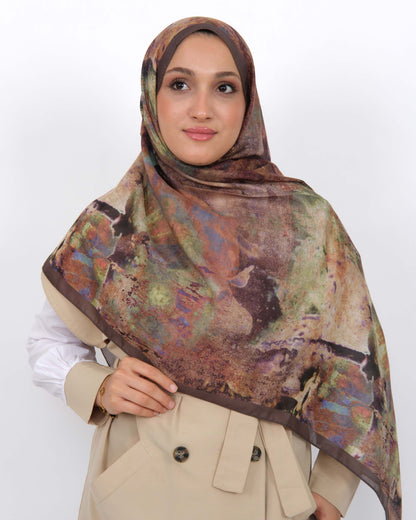 Soft Şal D064 Kahverengi