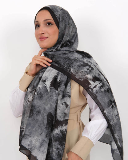 Soft Şal D064 Siyah