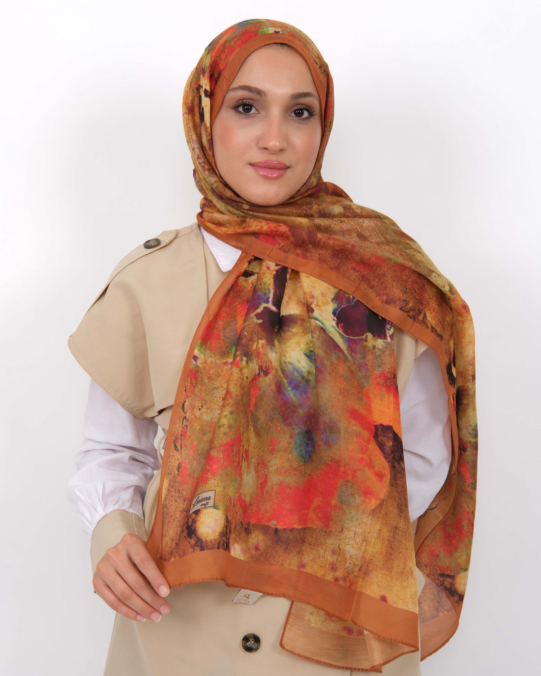 Soft Şal D064 Hardal