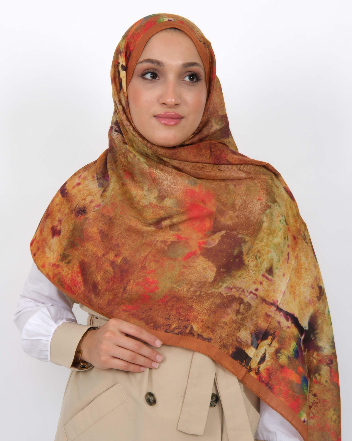 Soft Şal D064 Hardal