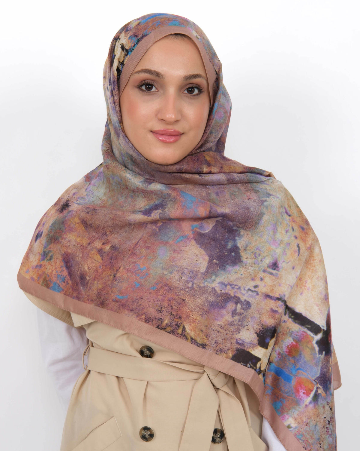 Soft Şal D064 Açık Vizon