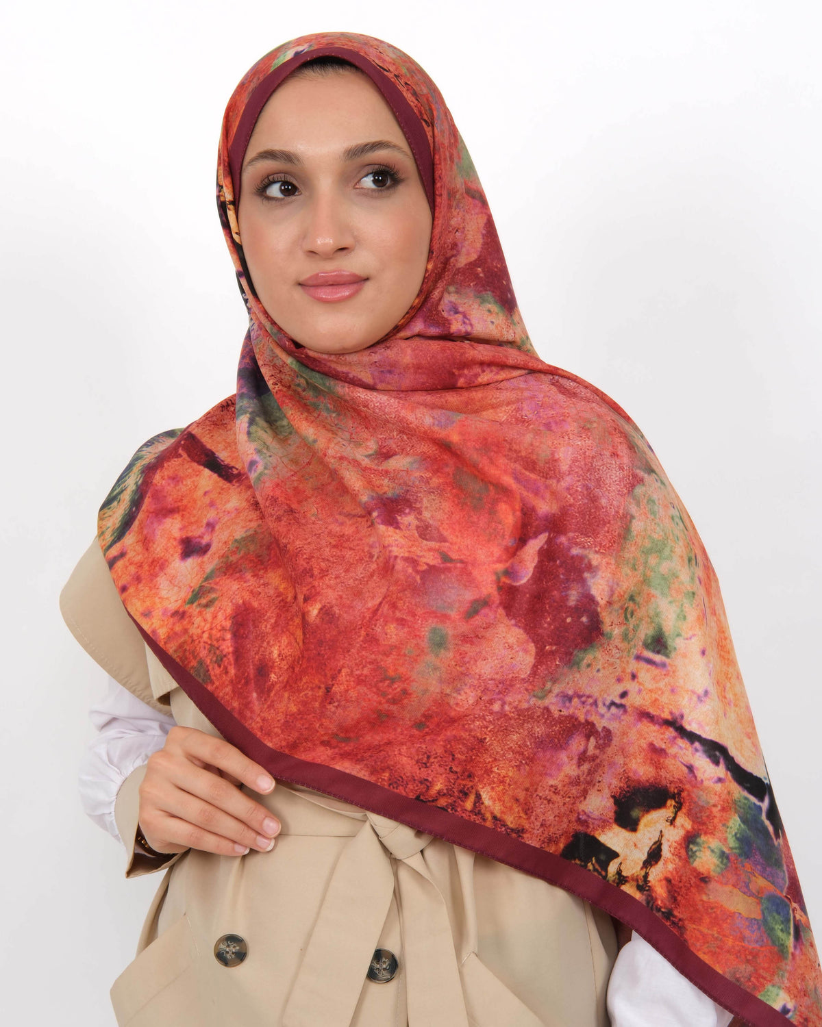 Soft Şal D064 Mürdüm